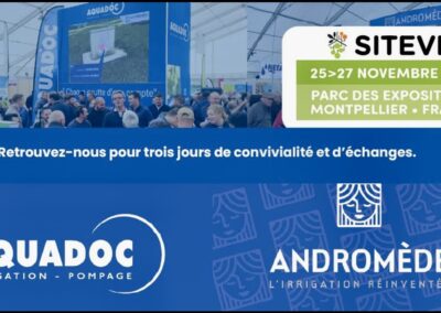 SITEVI 2025 : l’irrigation connectée entre dans une nouvelle ère